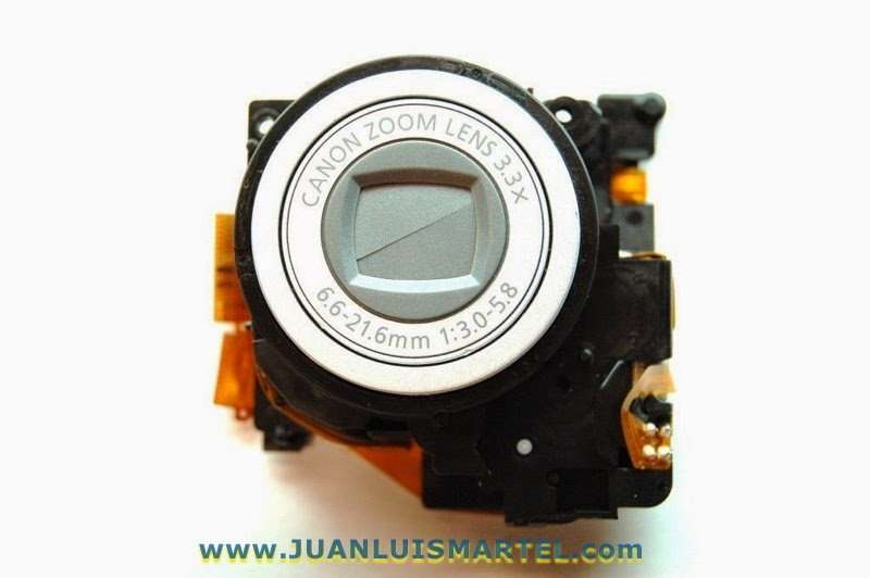 reparación cámaras digitales sustitución de bloque de lente o óptica en camaras compactas