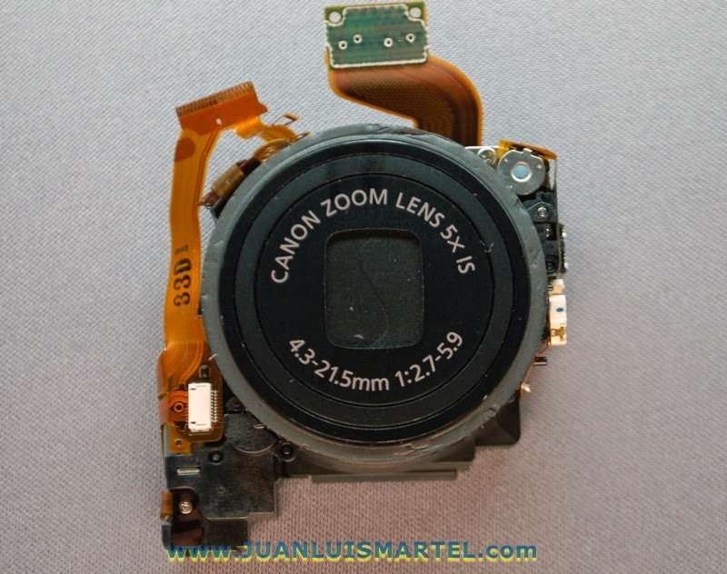 reparación cámaras digitales lente canon