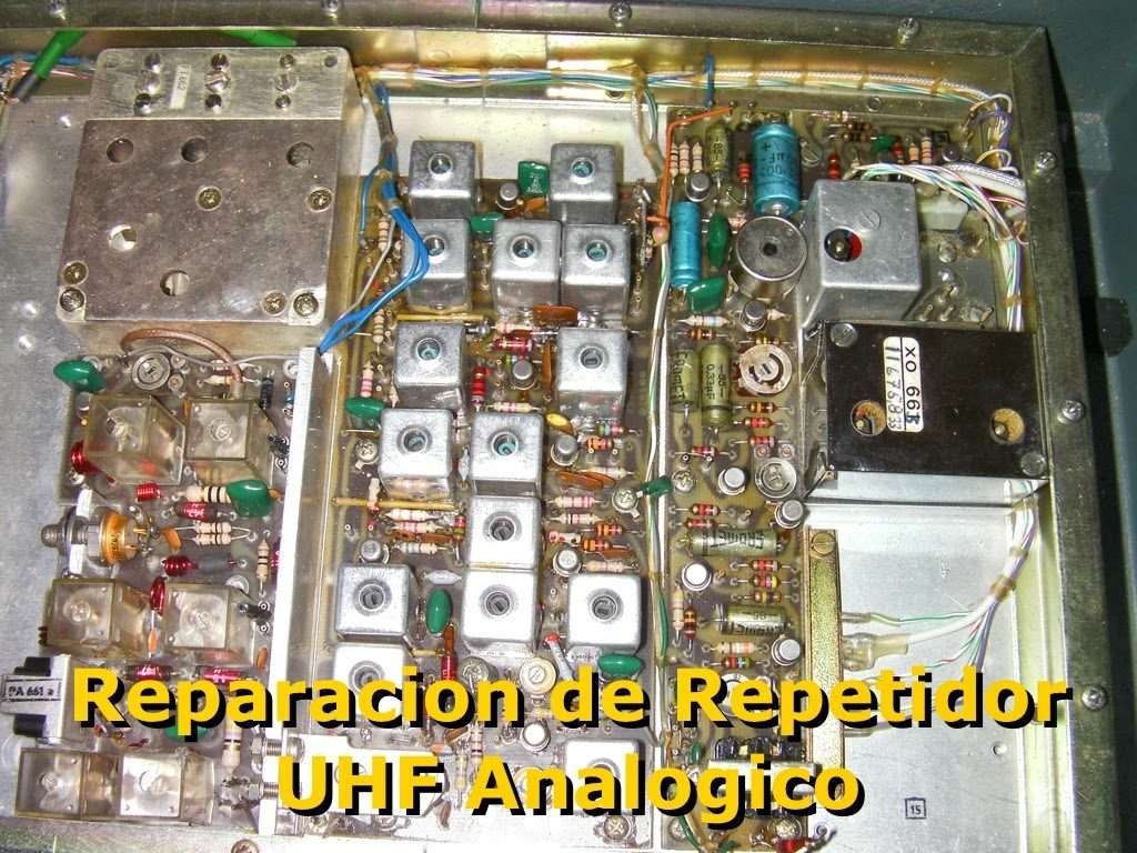 reparación repetidor analogico de UHF