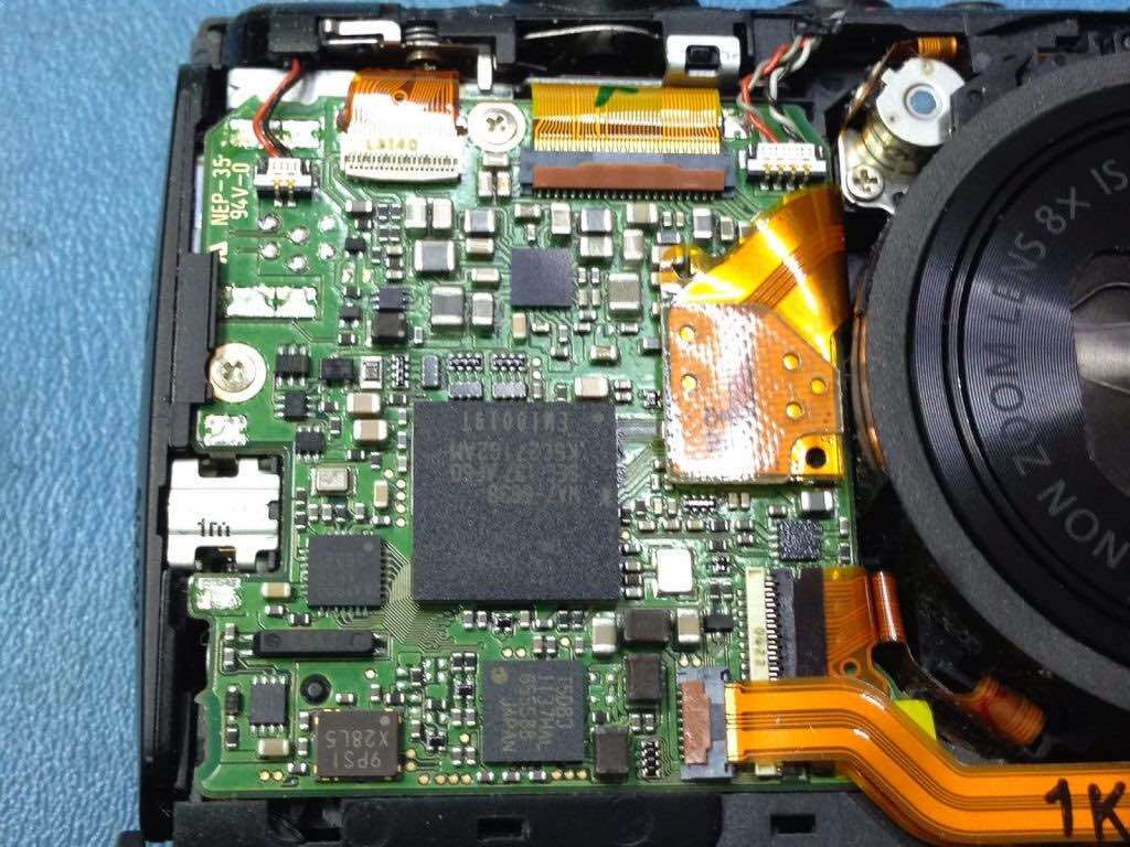 reparar camara canon circuito interno