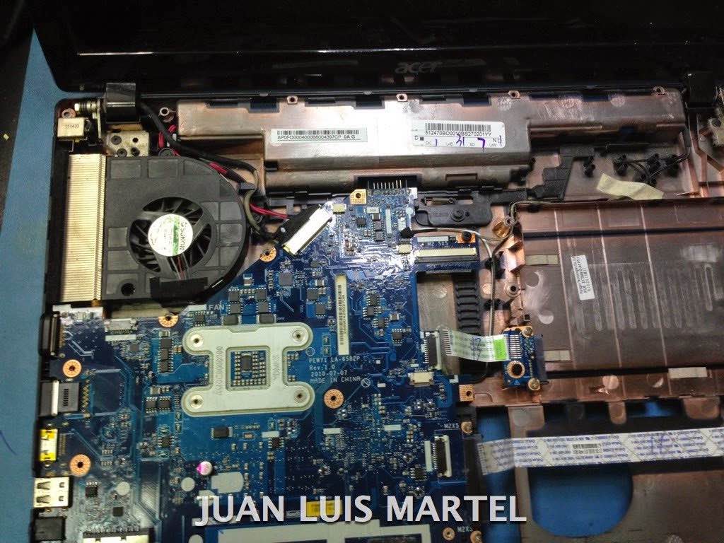 mainpcb portátil ACER reparado en servicio técnico Las Palmas
