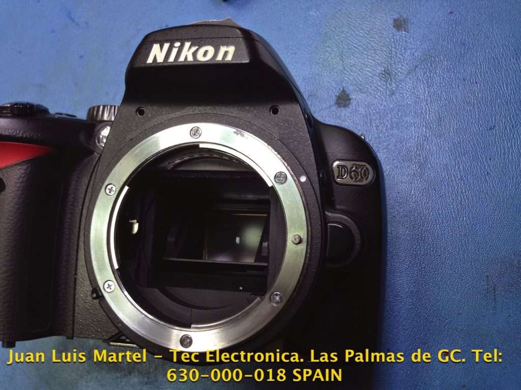 Fotos de los espejos de una cámara de fotos Nikon