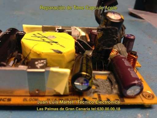 reparar fuente de alimentación apple de time capsule en Las Palmas