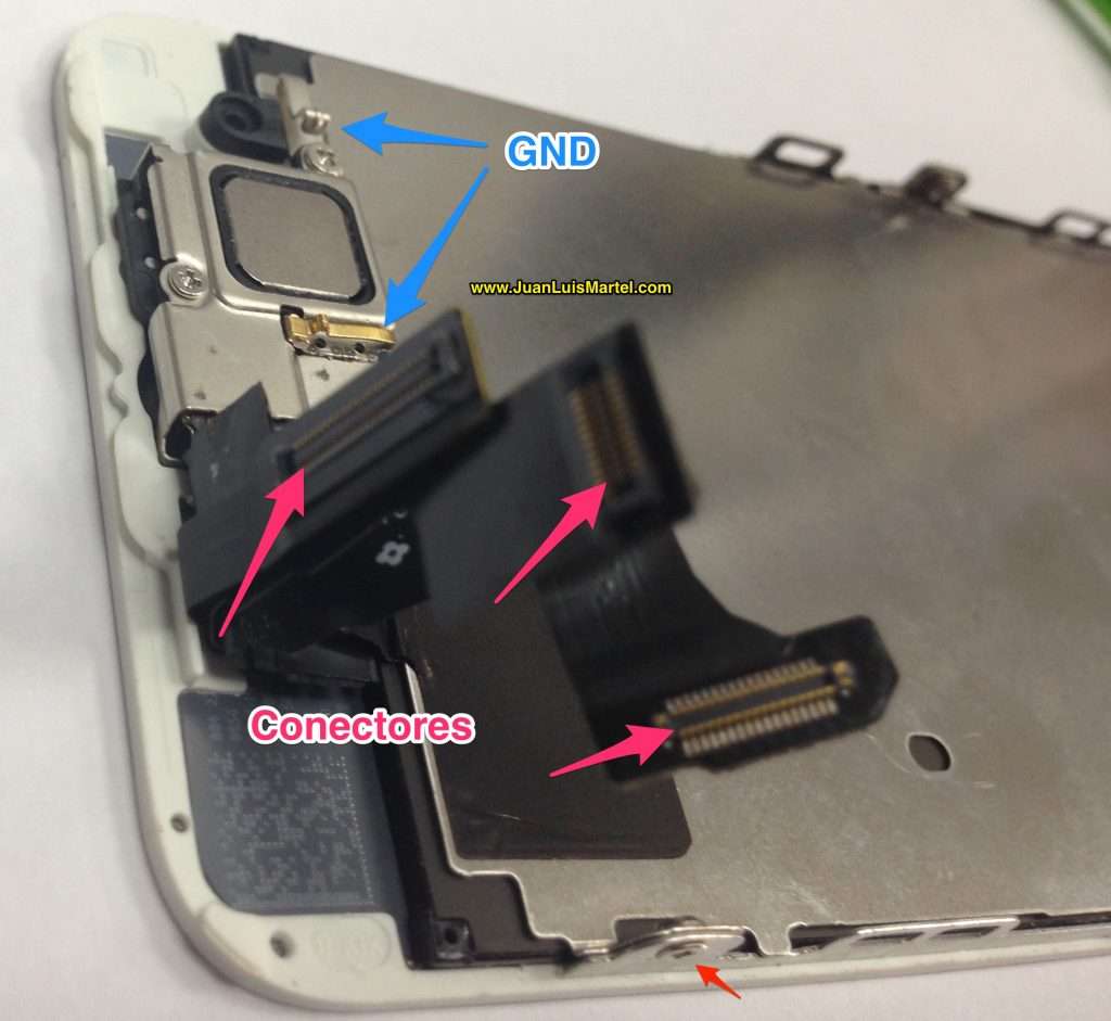 Servicio tecnico iPhone Las Palmas, reparación de iPhone 5s camara frontal