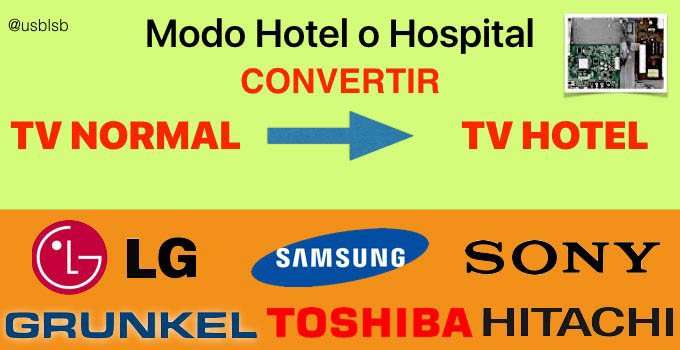 tv hotel - activar modo hotel - Servicio técnico en Las Palmas