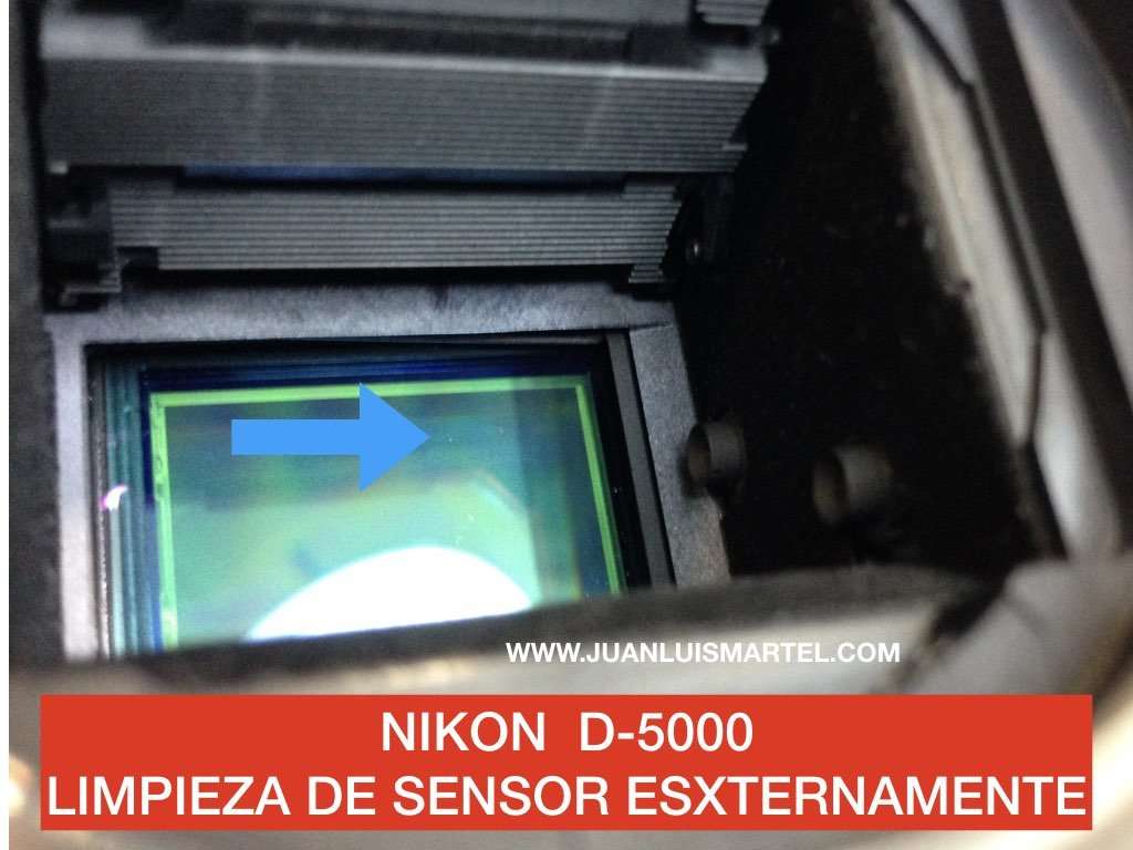 Polvo en el sensor Ccd de una camara Nikon d5000