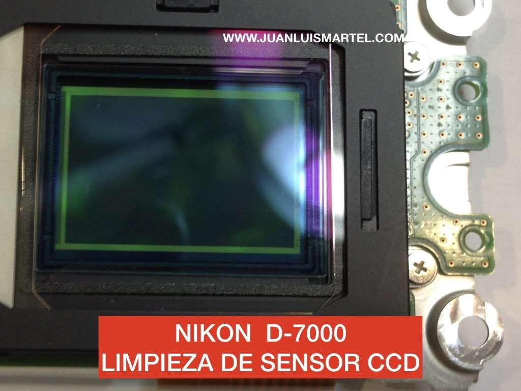 Limpiando el sensor de una Nikon D7000