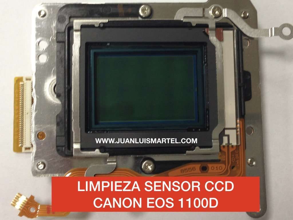 limpieza de sensor CCD Canon