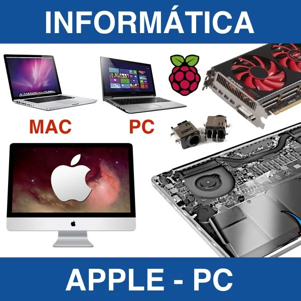 Servicio técnico de reparación de ordenadores Apple y PC
